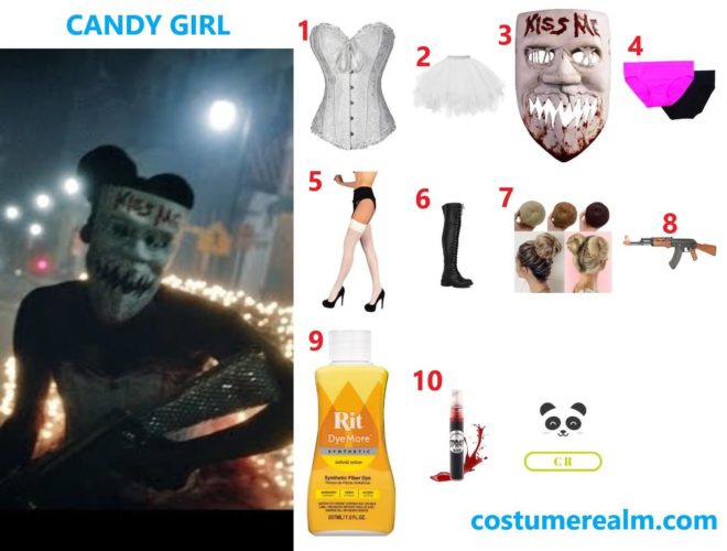 Dress Like Candy Girl From The Purge Election Year, Diy The Purge