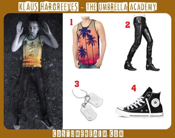 klaus hargreeves outfits