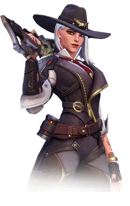 Ashe Overwatch Halloween costume and cosplay group ideas reference