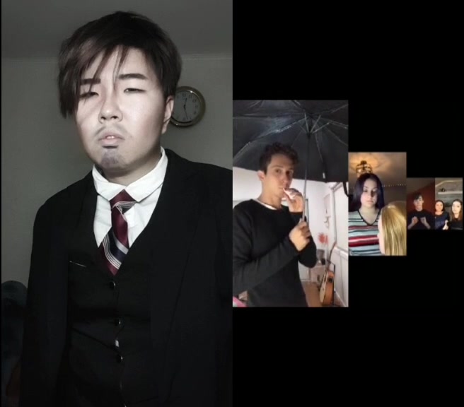 TikTok video of the Ben Hargreeves From The Umbrella Academy Halloween Costume by ᴏᴠᴇʀᴛᴀᴋᴇ ᴅɪᴠᴀ💅🏻