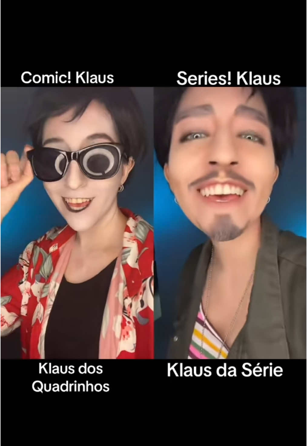 TikTok video of the Klaus Hargreeves From The Umbrella Academy Halloween Costume by The Prince of Darkness