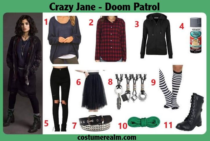 Crazy Jane Outfits
