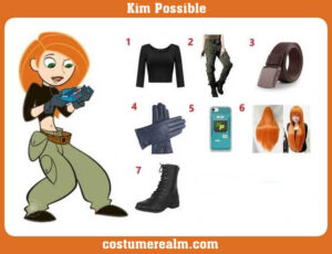 Dress Like Kim Possible, DIY Halloween Costume