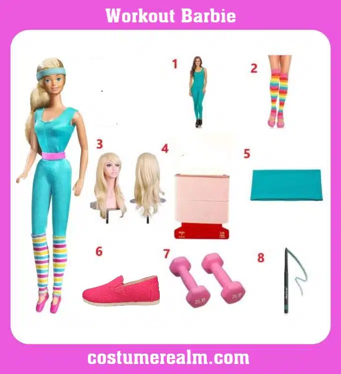 Workout Barbie Costume