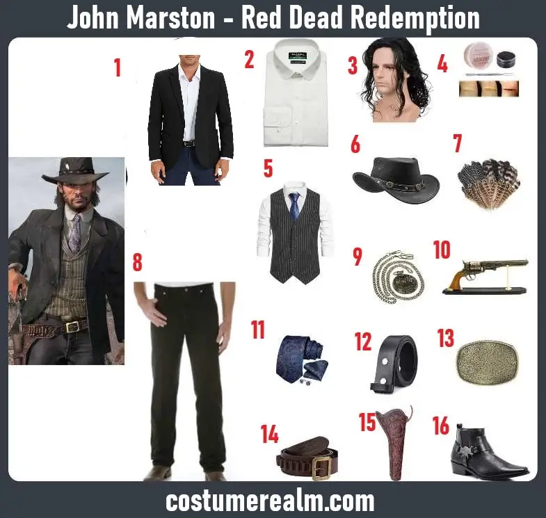 John Marston Elegant Suit Costume