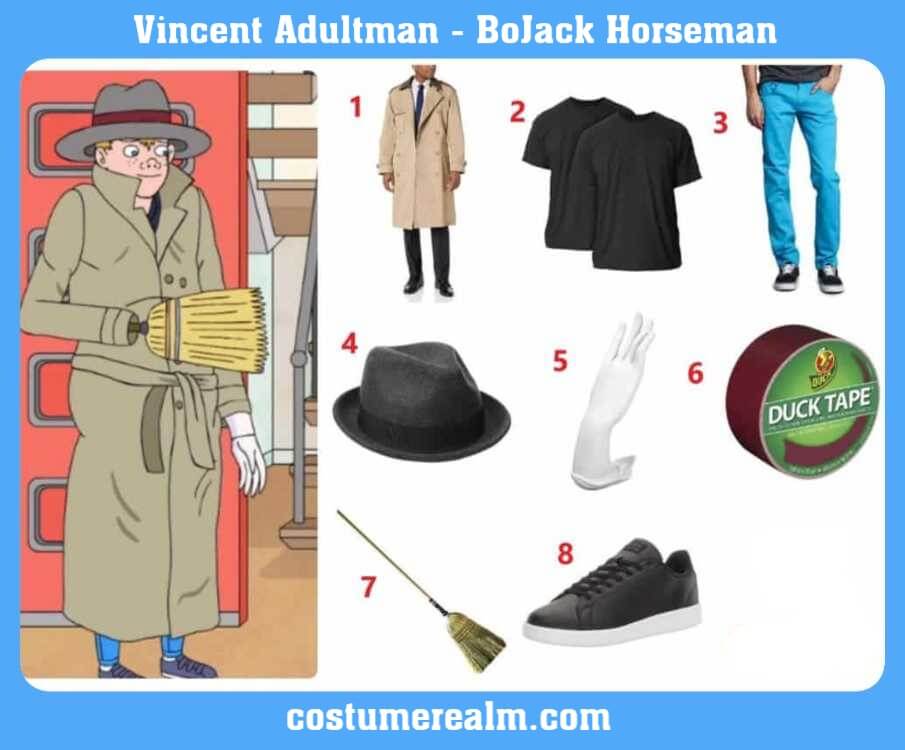 Vincent Adultman Costume