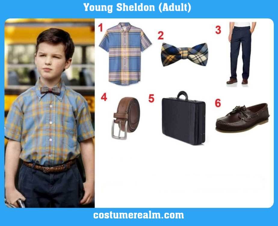 Young Sheldon Costume For Adults