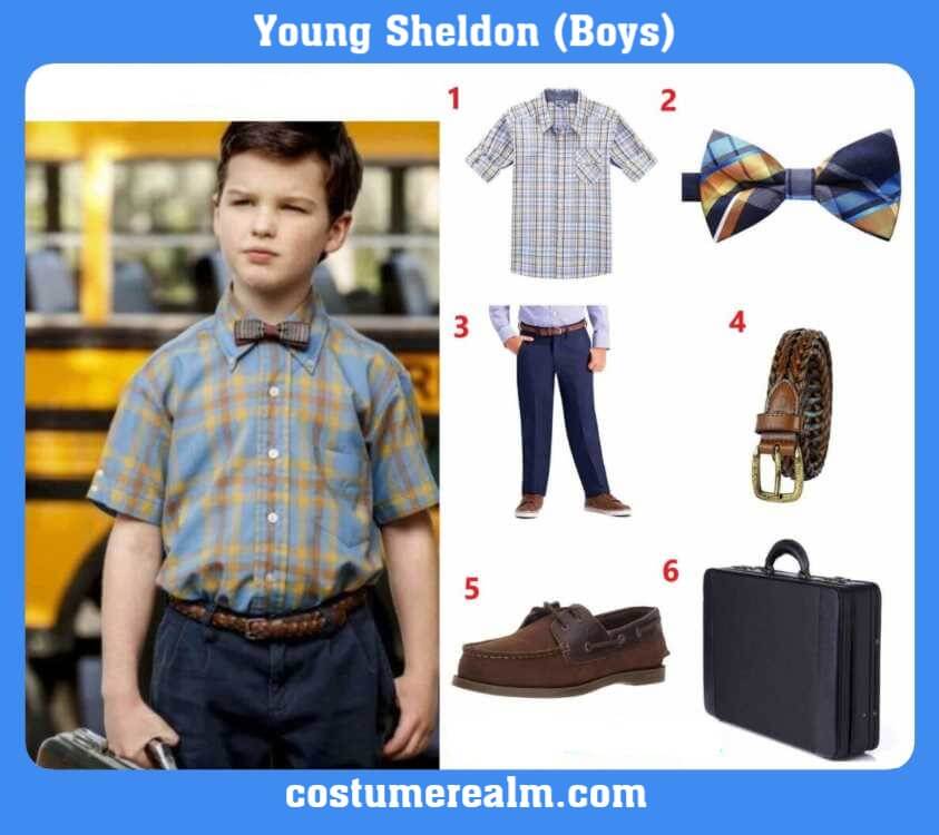Young Sheldon Costume For Kids