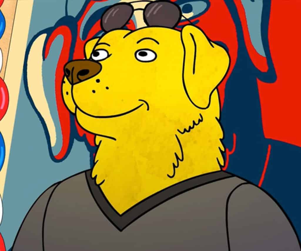 Mr. Peanutbutter Cosplay Costume.