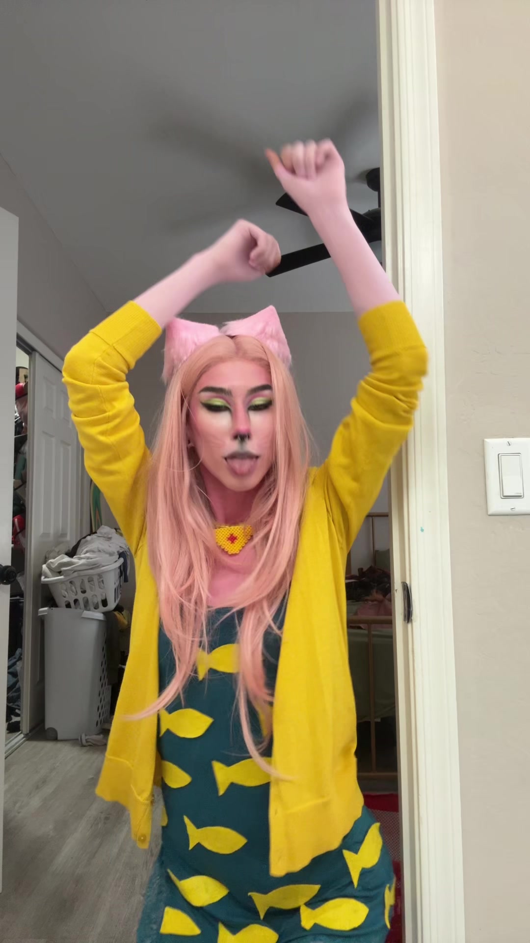 TikTok video of the Princess Carolyn From BoJack Horseman Halloween Costume by madison⚜️