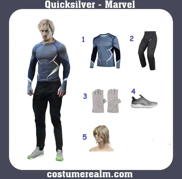 Quicksilver Costume