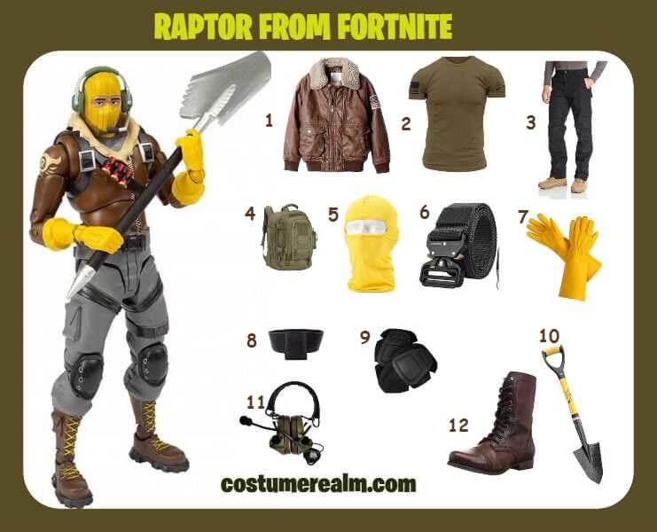 Dress Like Raptor From Fortnite