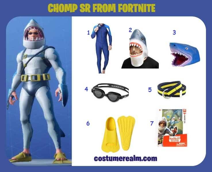 Dress Like Chomp Sr From Fortnite