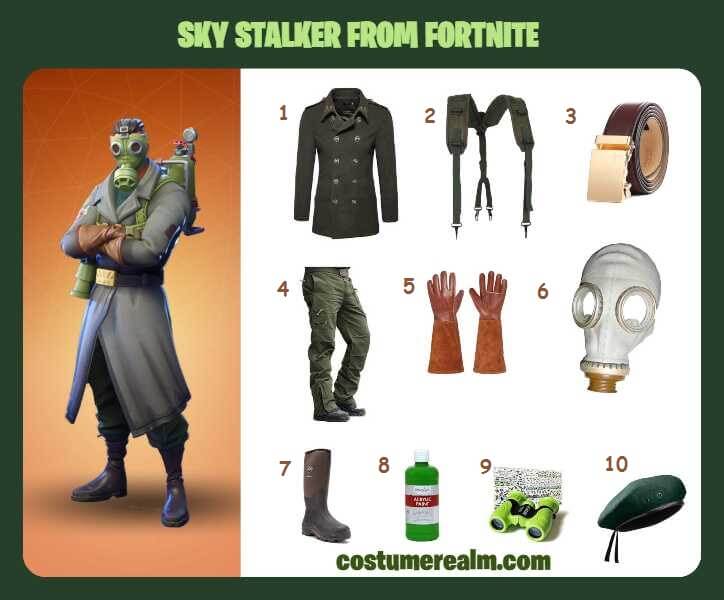 Diy Fortnite Sky Stalker Costume Guide