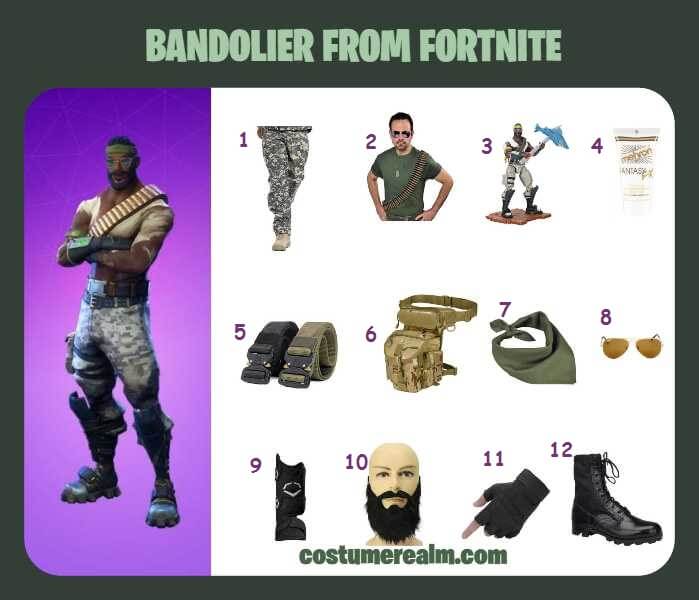 Diy Fortnite Bandolier Costume Guide