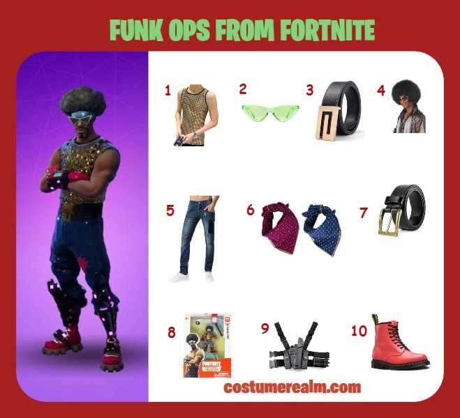 Diy Fortnite Funk Ops Costume Guide