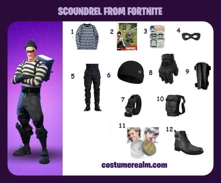 Diy Fortnite Scoundrel Costume Guide