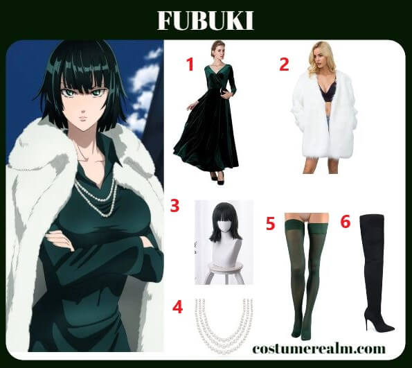 How To Dress Like Fubuki Costume Guide One Punch Man Fubuki Halloween Costume - roblox one punch man outfit