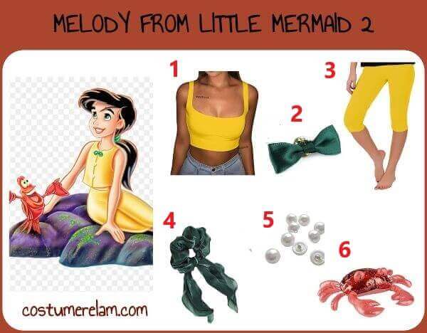 Diy Kid Little Mermaid Costume