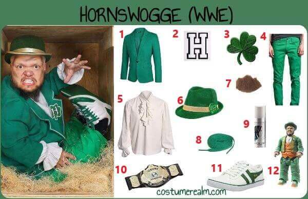 How To Dress Like Hornswoggle Costume Guide Diy Wwe Hornswoggle