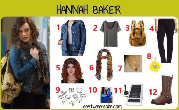 How To Dress Like Hannah Baker Costume Guide, Diy Hannah Baker Outfits ...
