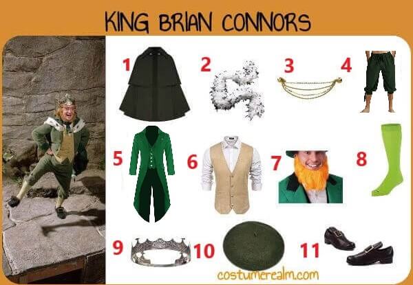 Diy King Brian Connors Costume