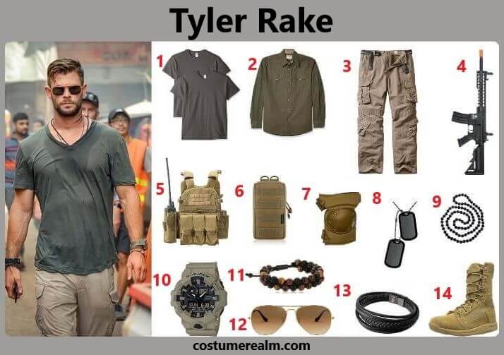 Extraction Tyler Rake Costume