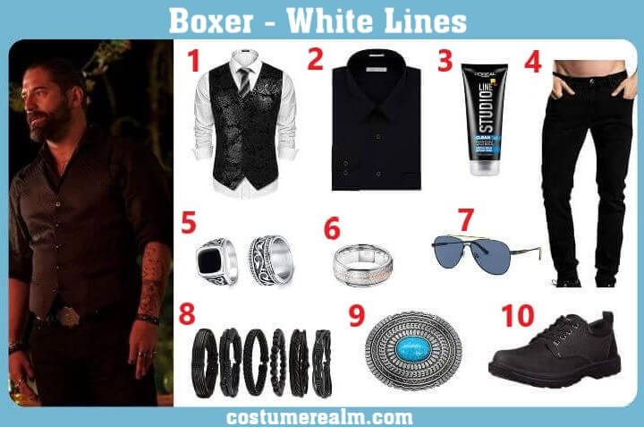 White Lines Boxer Outfits