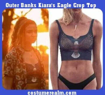 Outer Banks Kiara's Eagle Crop Top