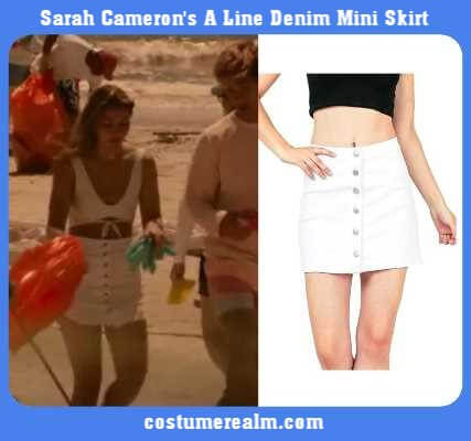 Sarah Cameron's A Line Denim Mini Skirt