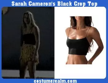 Sarah Cameron's Black Crop Top
