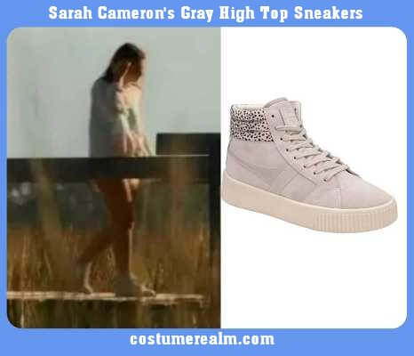 Sarah Cameron's Gray High Top Sneakers