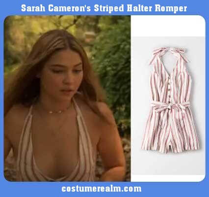 Sarah Cameron's Striped Halter Romper