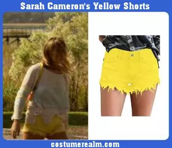 Sarah Cameron's Yellow Shorts