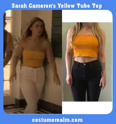Sarah Cameron's Yellow Tube Top