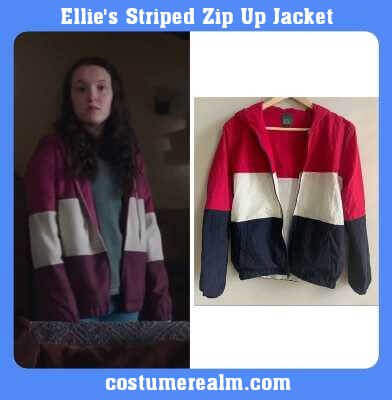 Ellie's Striped Zip Up Jacket