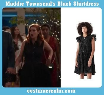 Maddie Townsend's Black Shirtdress