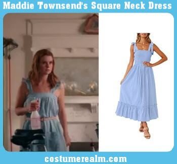 Maddie Townsend's Square Neck Dress