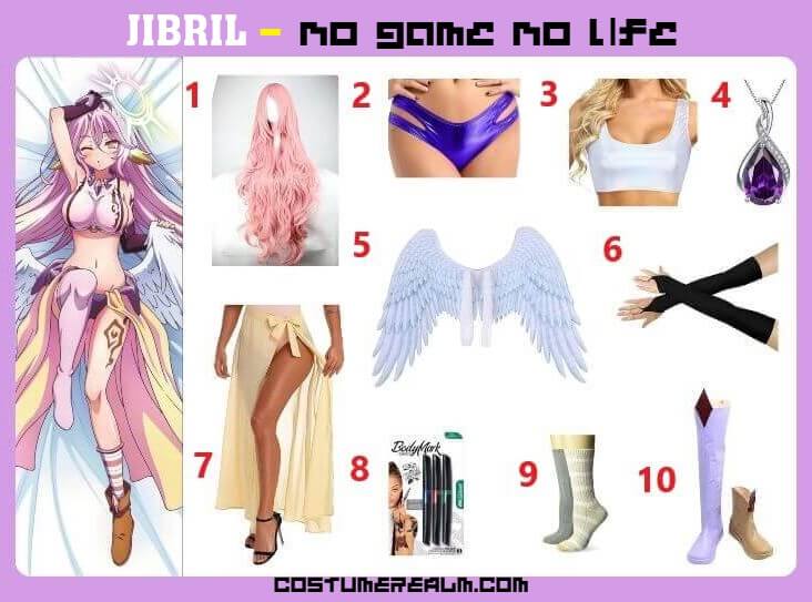 No Game No Life Jibril Costume
