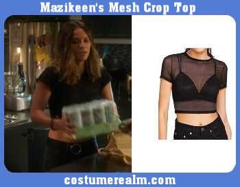 Mazikeen's Mesh Crop Top