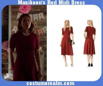 Mazikeen's Red Midi Dress