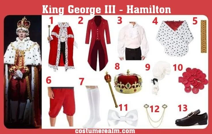 King George 3 Costume