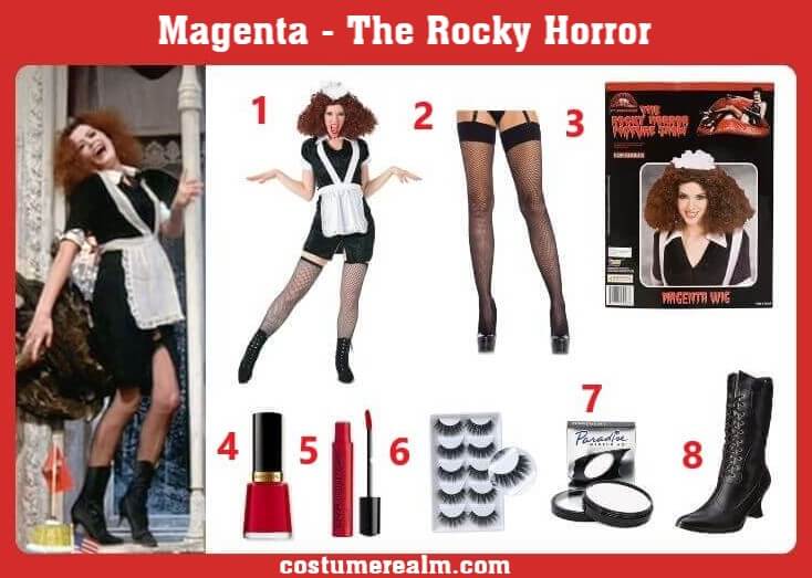 Rocky Horror Magenta Costume