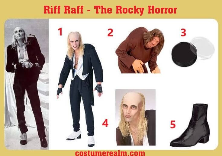 Rocky Horror Show Riff Raff Costume
