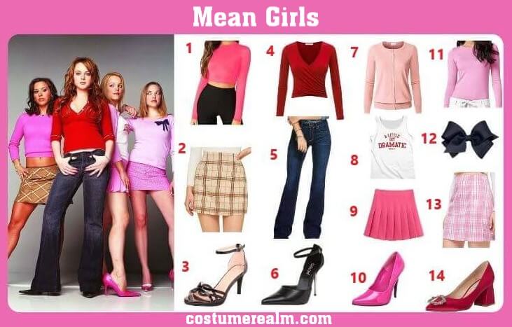 personality mouth Big Best Mean Girls Costume, Cosplay, Halloween Costume Guide