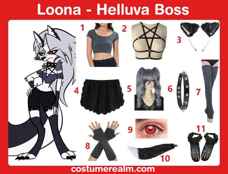 Helluva Boss Loona Costume