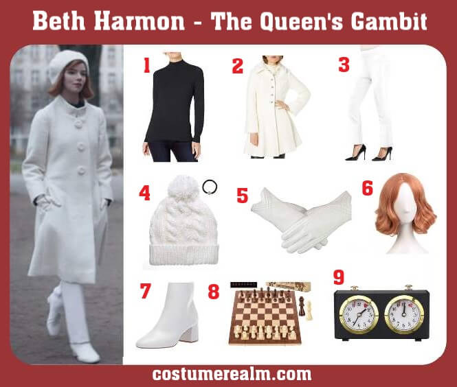 Beth Harmon Outfits