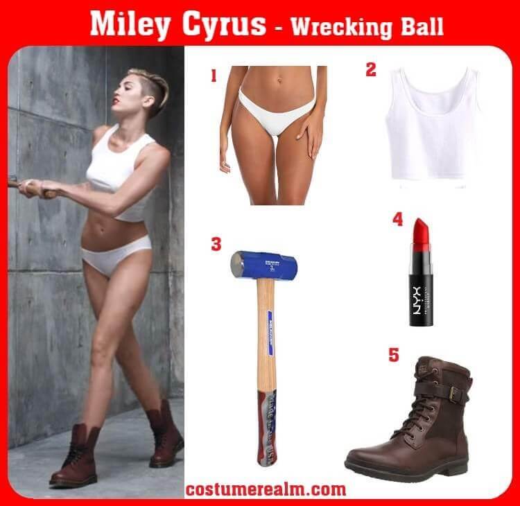 Miley Cyrus Wrecking Ball Costume