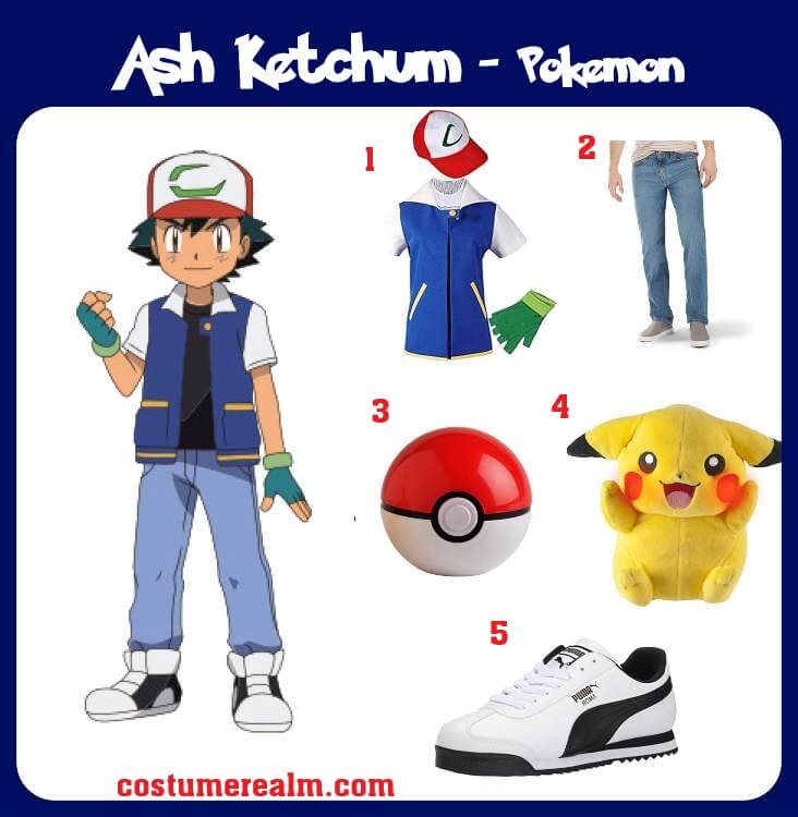 Ash Ketchum Costume