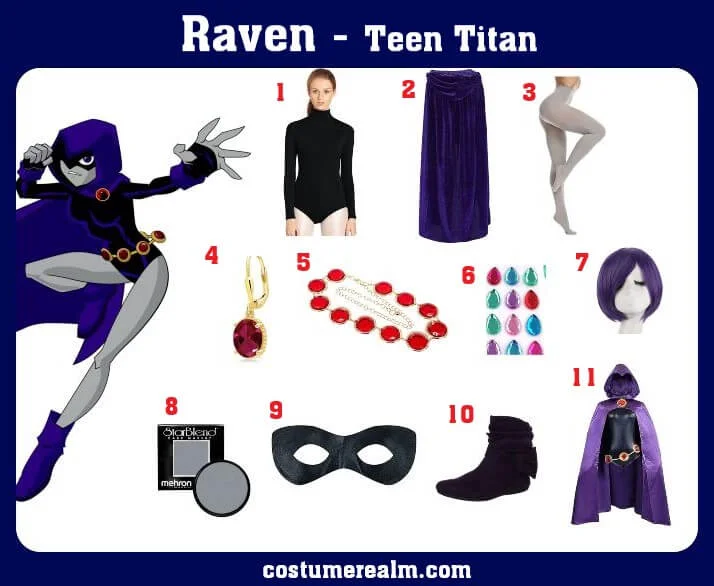 Teen Titans Raven Costume